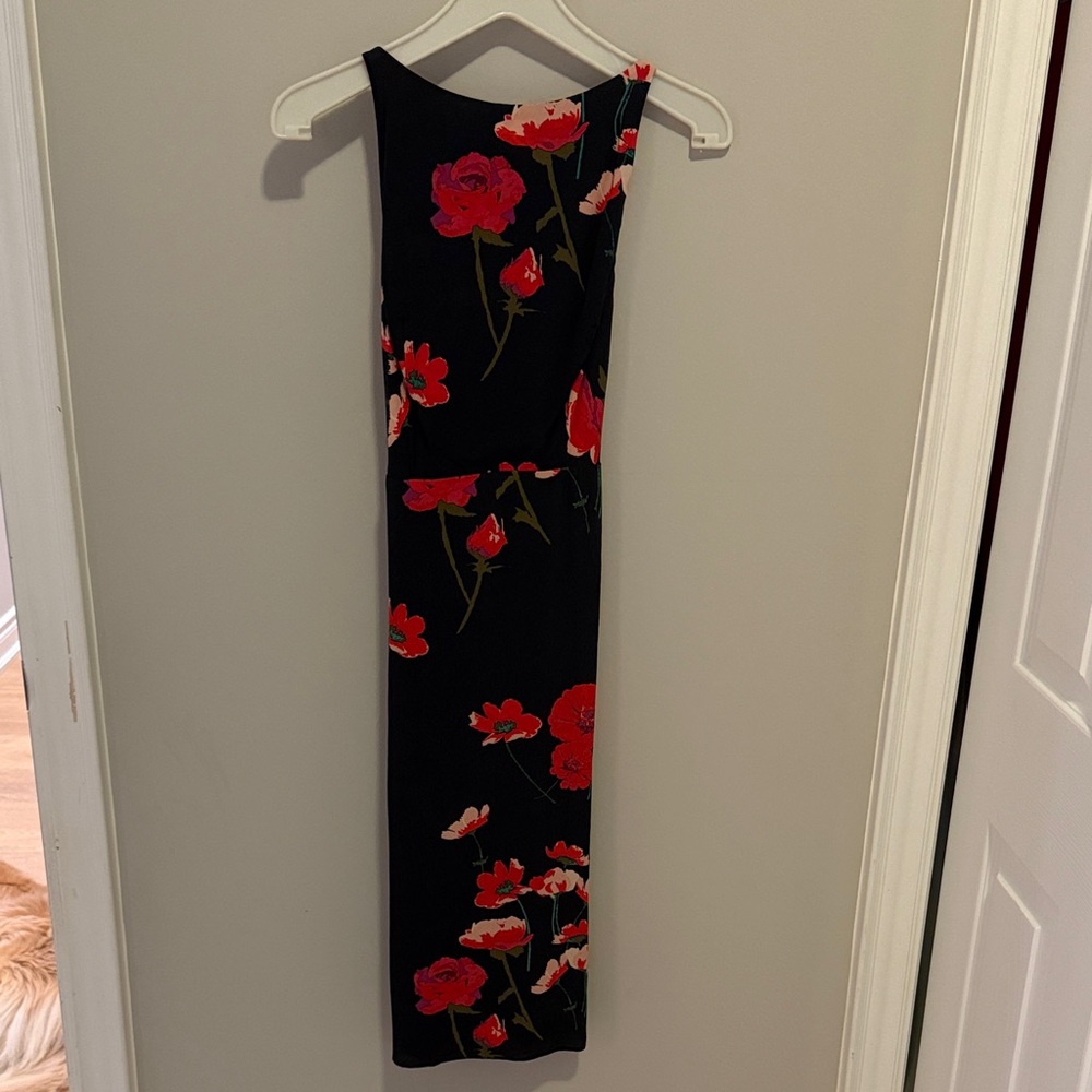 Wilfred Midnight Floral Midi Dress